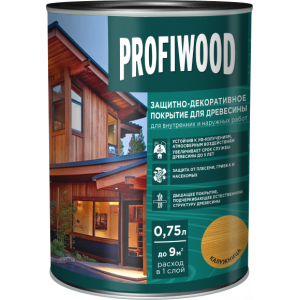 Защит-декор. покрытие для древ. PROFIWOOD рябина 9 л / 8 кг