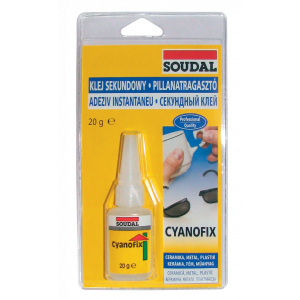 Клей монтаж.цианоакрилат. "Soudal" 84А Cyanofix 20 гр