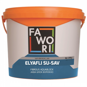 Гидроизоляция с фиброволокном FAWORI FIBROUS AQUABLOCK 3KG