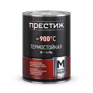 Эмаль ТЕРМОСТОЙКАЯ МАСТЕР "Престиж" черная до 700Сф.0,4кг РФ